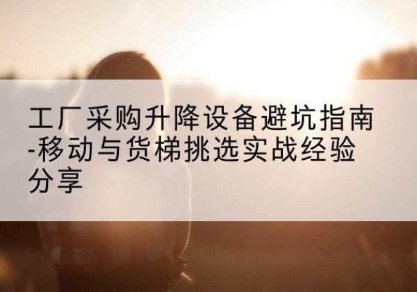 宝清移动式升降机怎么选-工厂采购升降设备避坑指南-移动与货梯挑选实战经验分享